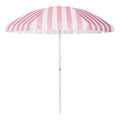 The Mañana Umbrella - Strawberry Daiquiri Stripe Mañana Umbrella Business & Pleasure Co 