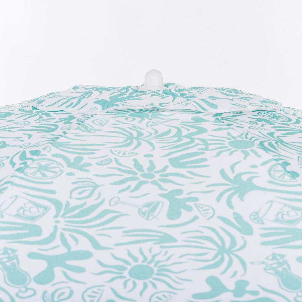 The Mañana Umbrella - Last Mango Green Tiki Mañana Umbrella Margaritaville by B&P Co. 