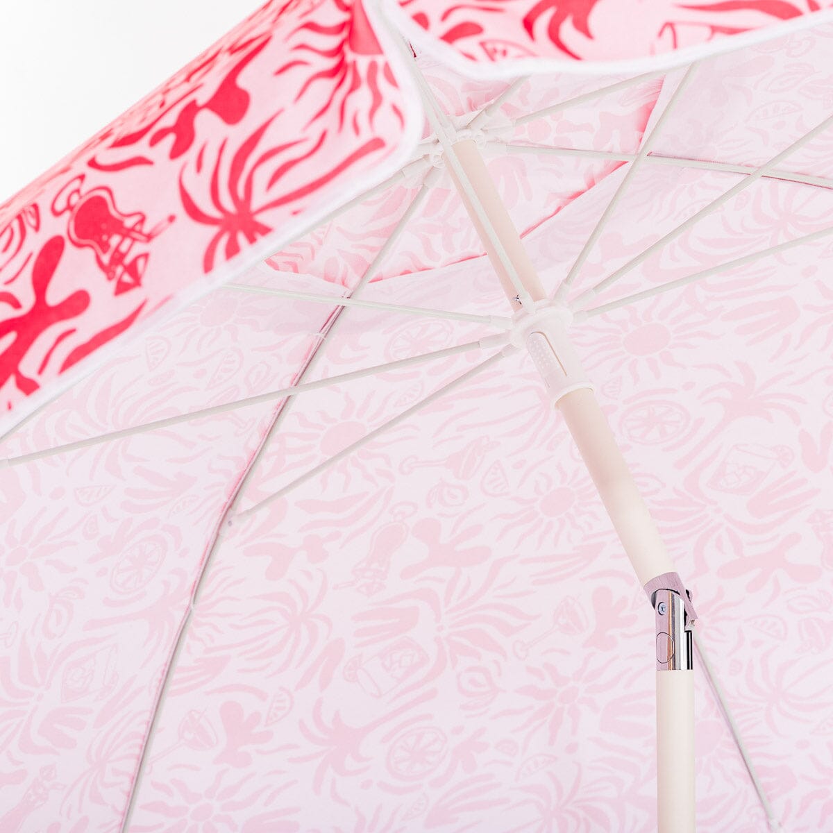 The Mañana Umbrella - Strawberry Daiquiri Tiki Mañana Umbrella Margaritaville by B&P Co. 