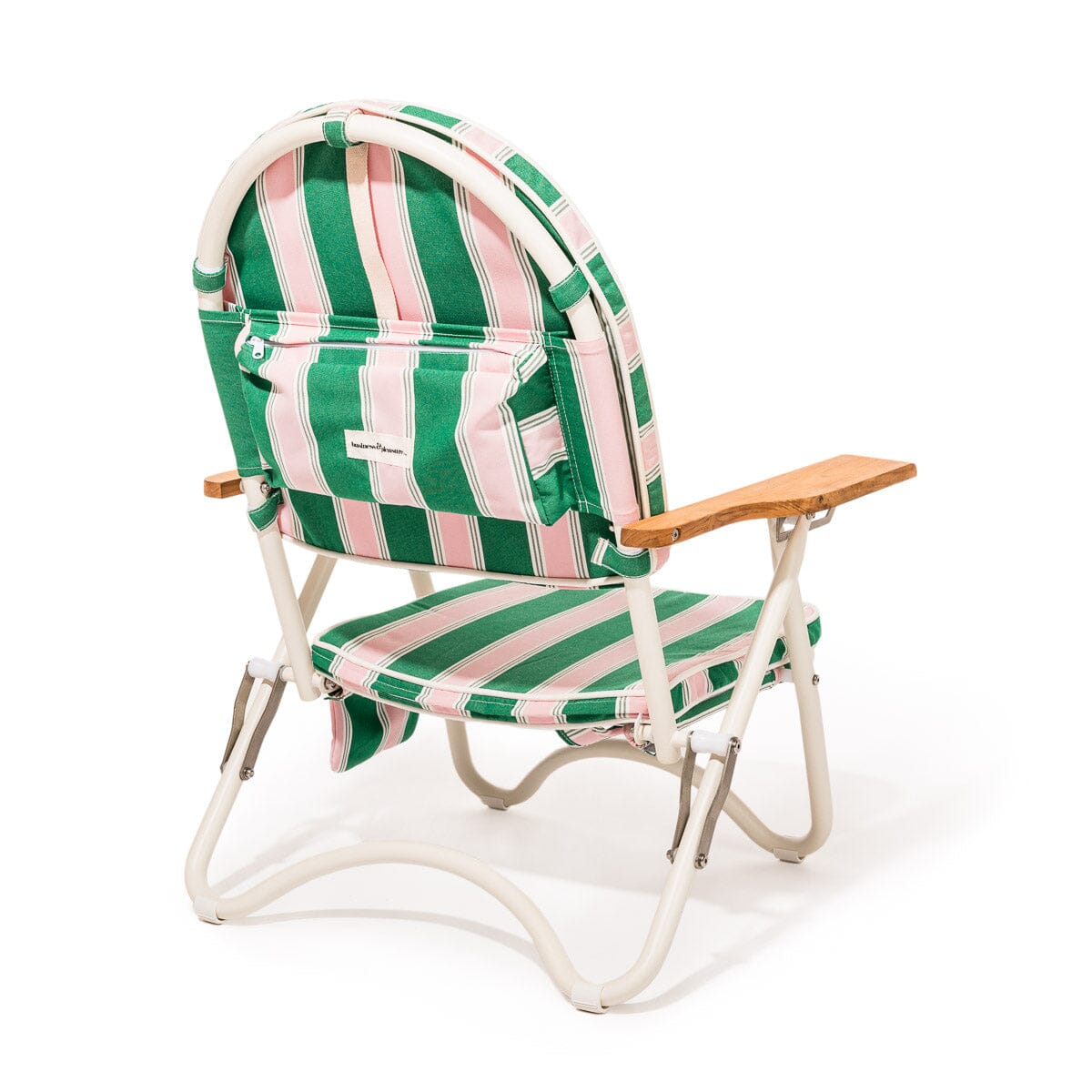 The Pam Chair - Bistro Green Stripe Pam Chair Business & Pleasure Co. 