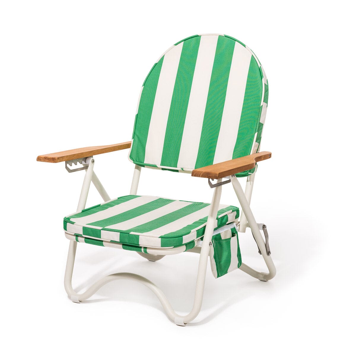 The Pam Chair - Crew Canyon Green Stripe Pam Chair Business & Pleasure Co. 