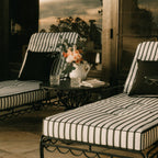 The Al Fresco Sun Lounger - Frame - Vintage Black Al Fresco Sun Lounger Business & Pleasure Co. 