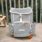 The Backpack Cooler - Laurens Navy Stripe Backpack Cooler Business & Pleasure Co 