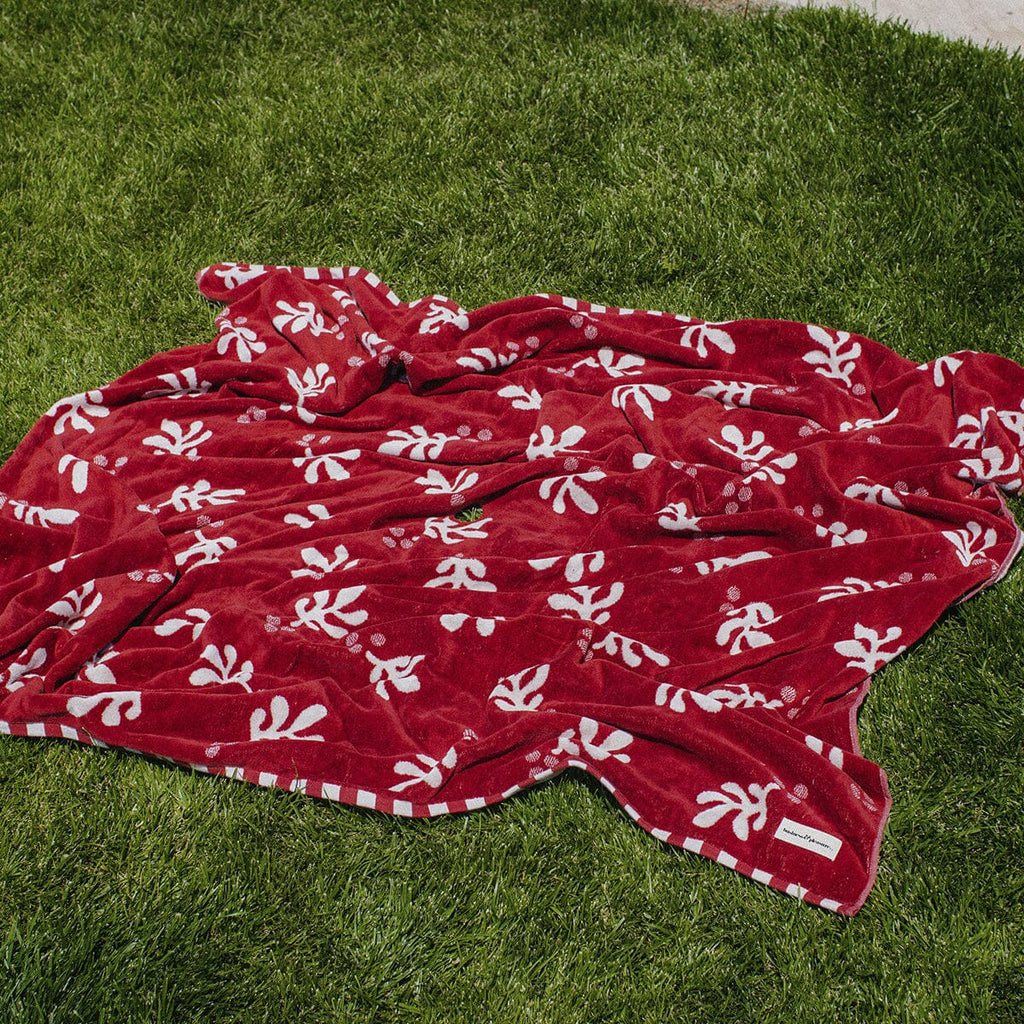 The Beach Blanket - Benoît Le Sirenuse Jacquard Beach Blanket Business & Pleasure Co. 
