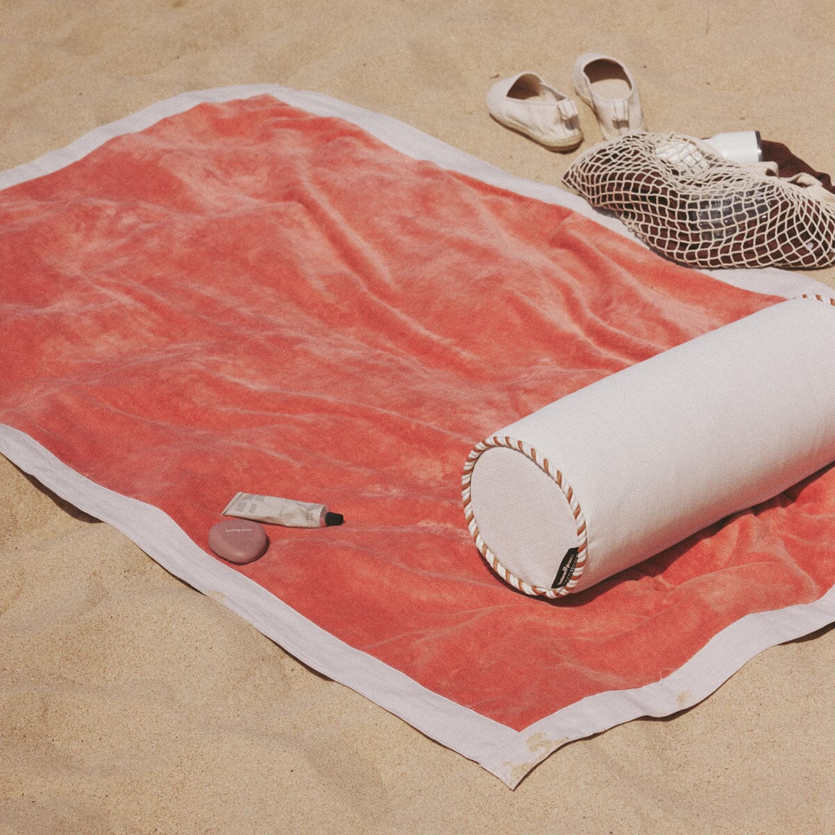 The Bolster Pillow - Coco Republic - Coral Natural Bolster Pillow Business & Pleasure Co. 