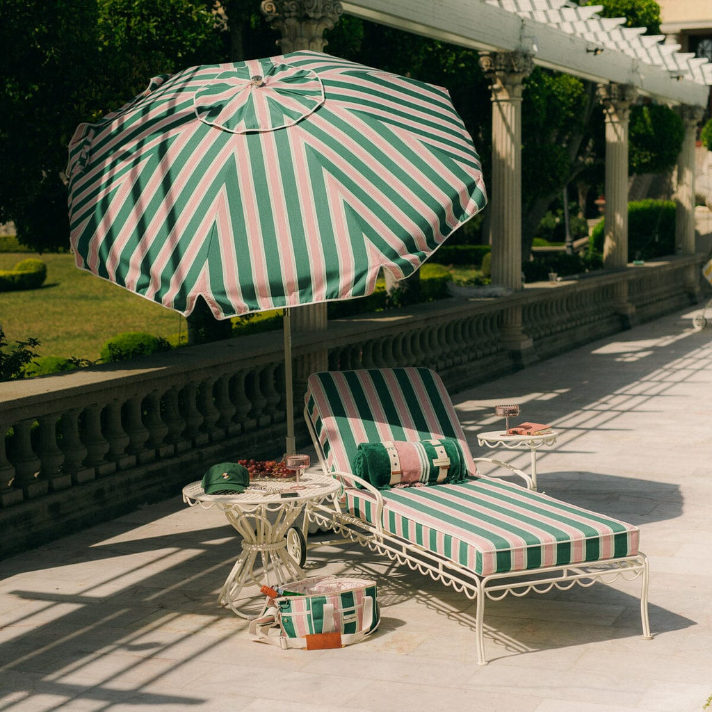The Beach Club Umbrella Bistro Green Stripe – Business & Pleasure Co