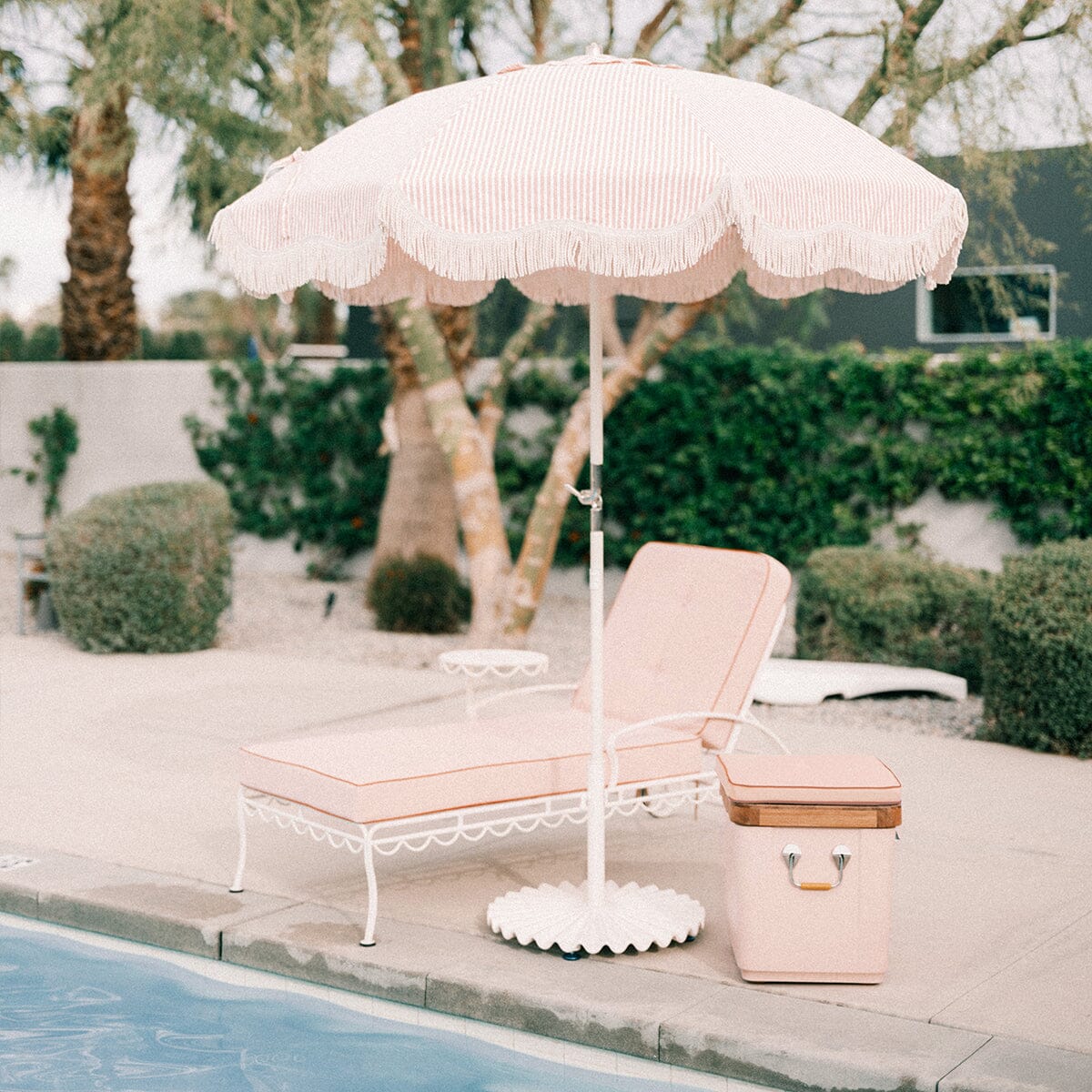 lb international patio umbrella pink 31364118 Boho Table with Fringe Umbrella 6ft Tassel Beach Umbrella UPF 50+ Outdoor Umbrella Waterproof Portable Umbrella Detachable with Carry Bag Pool Umbrella with Tilt for Garden Lawn Unrivaled in its size and beauty Pink Polyester Patio Umbrellas -