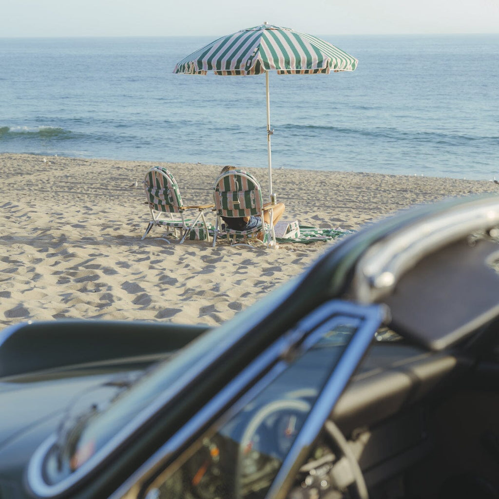 The Club Umbrella - Bistro Green Stripe Club Umbrella Business & Pleasure Co. 