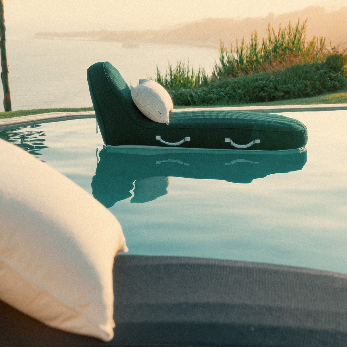 The Pool Lounger - Corduroy Green Pool Lounger Business & Pleasure Co. 