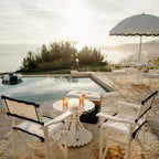 The Al Fresco Side Table - Antique White Al Fresco Side Table Business & Pleasure Co 