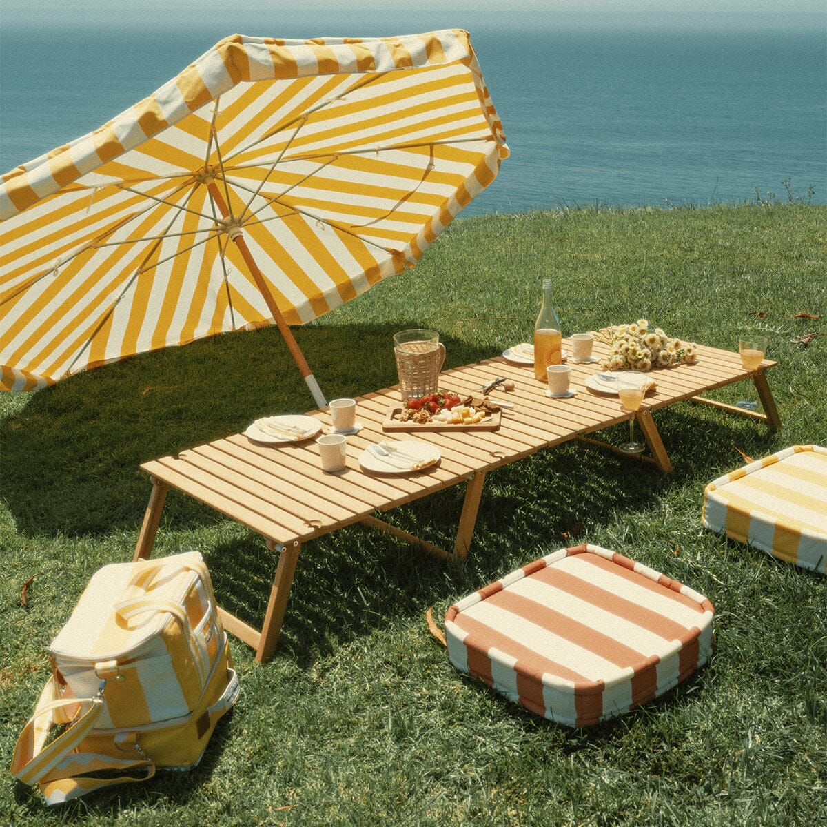 The Long Folding Table - Teakwood Long Folding Table Business & Pleasure Co. 
