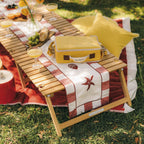 The Long Folding Table - Teakwood Long Folding Table Business & Pleasure Co. 