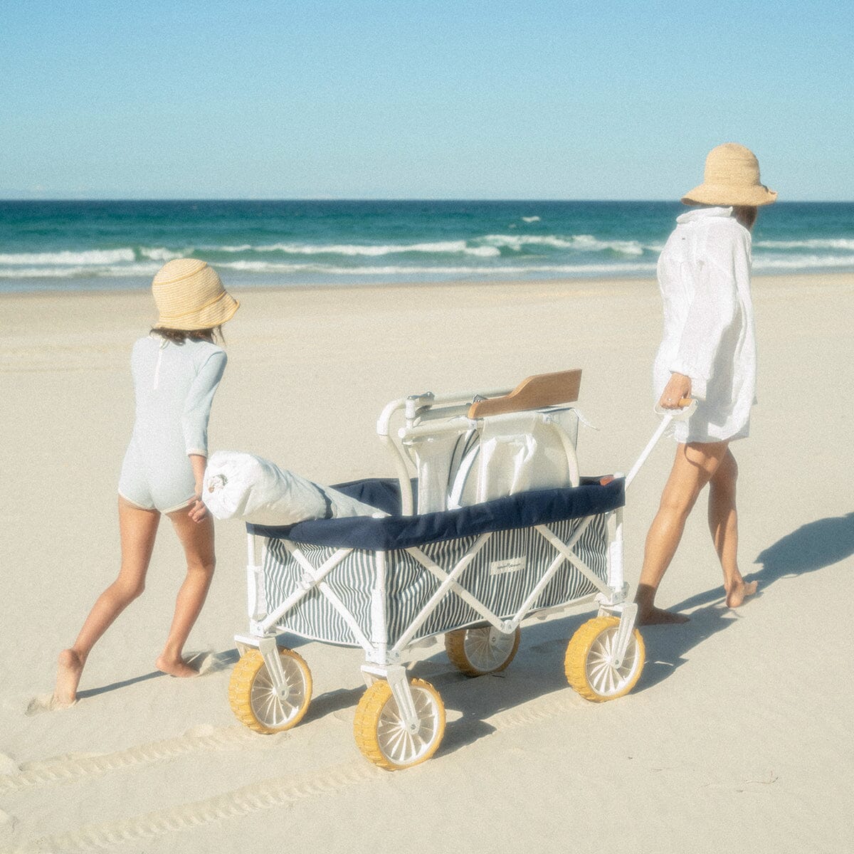The Beach Cart - Laurens Navy Stripe Beach Cart Business & Pleasure Co 