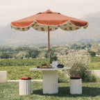 The Market Umbrella - Terracotta Red Market Umbrella Business & Pleasure Co. 
