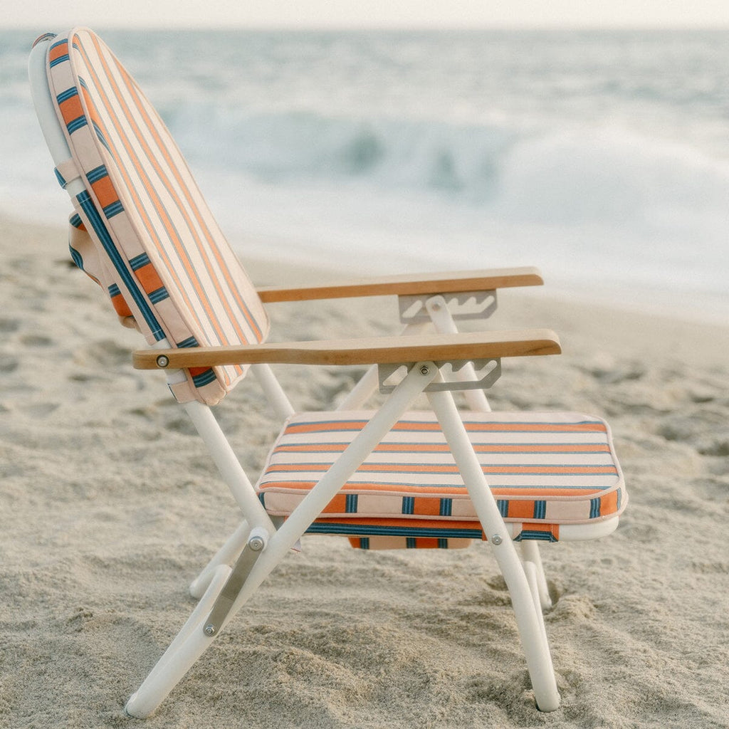 The Pam Chair - Bistro Dusty Pink Stripe Pam Chair Business & Pleasure Co 