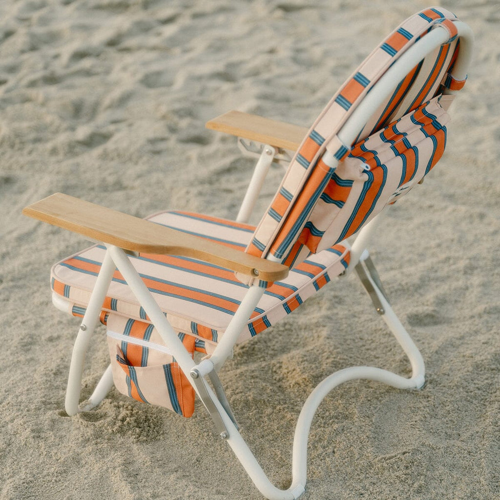 The Pam Chair - Bistro Dusty Pink Stripe Pam Chair Business & Pleasure Co 