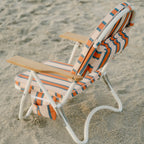 The Pam Chair - Bistro Dusty Pink Stripe Pam Chair Business & Pleasure Co 