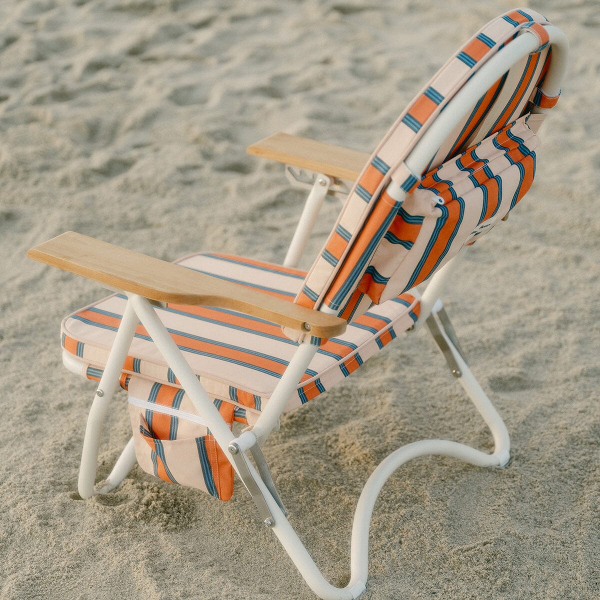 The Pam Chair - Bistro Dusty Pink Stripe Pam Chair Business & Pleasure Co 