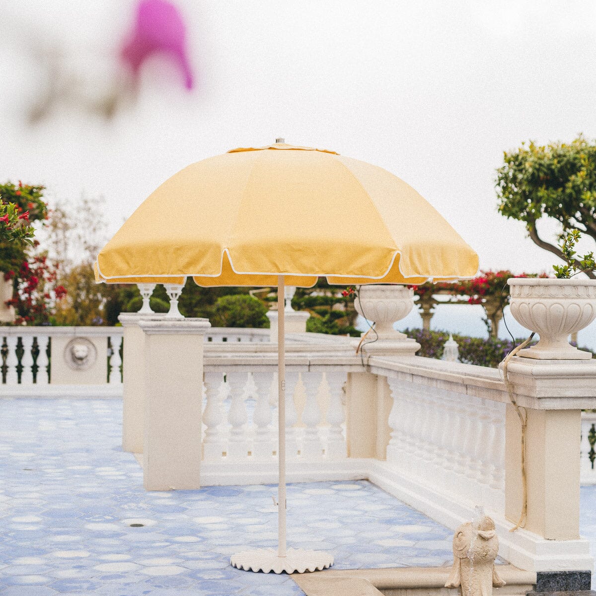 The Patio Umbrella - Sunbleached Yellow Patio Umbrella Business & Pleasure Co. 
