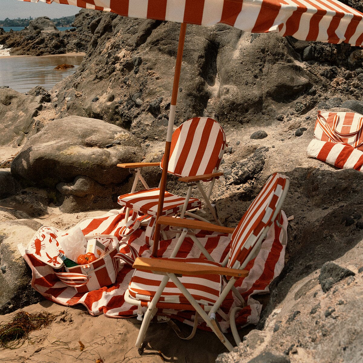 The Pam Chair - Crew Le Sirenuse Stripe Pam Chair Business & Pleasure Co. 