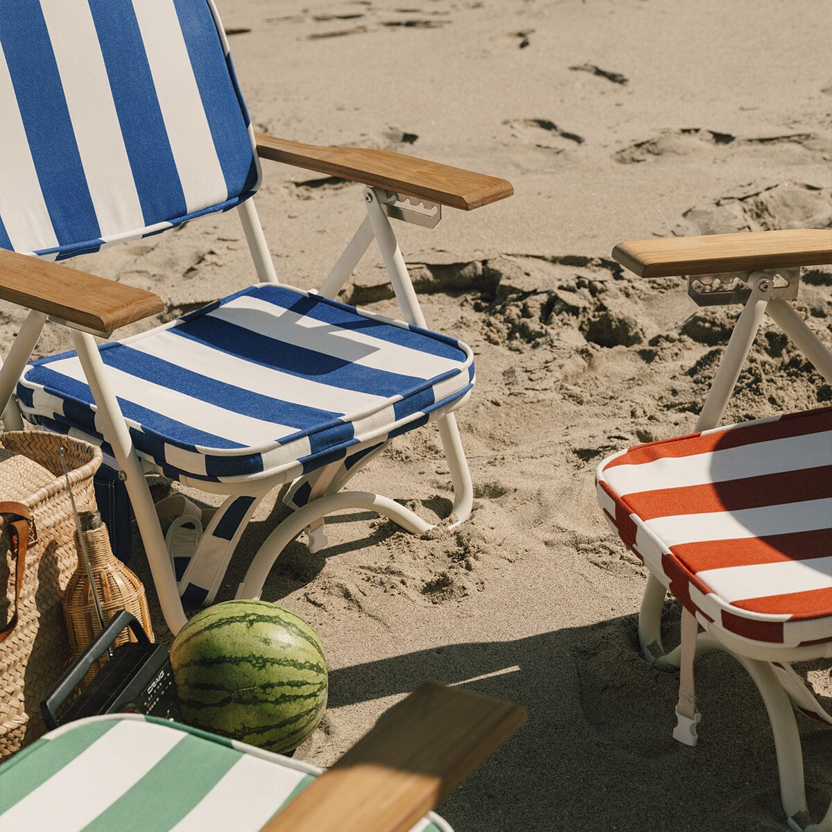 The Pam Chair - Crew Mediterranean Blue Stripe Pam Chair Business & Pleasure Co. 