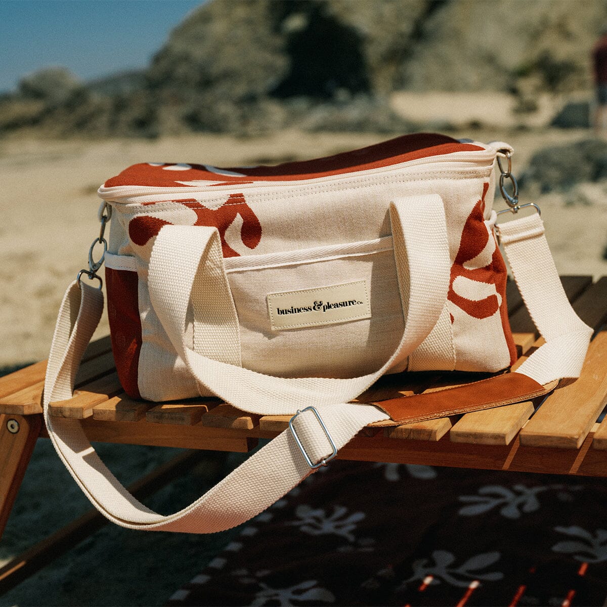 The Premium Cooler Bag - Benoît Le Sirenuse Jacquard Premium Cooler Business & Pleasure Co. 