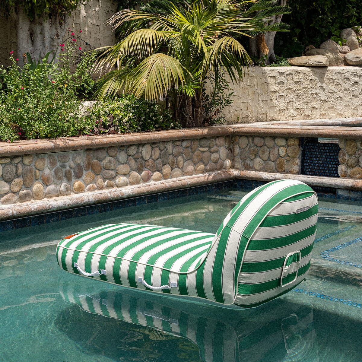 The Pool Lounger - STAUD Stripe Pool Lounger Business & Pleasure Co. 