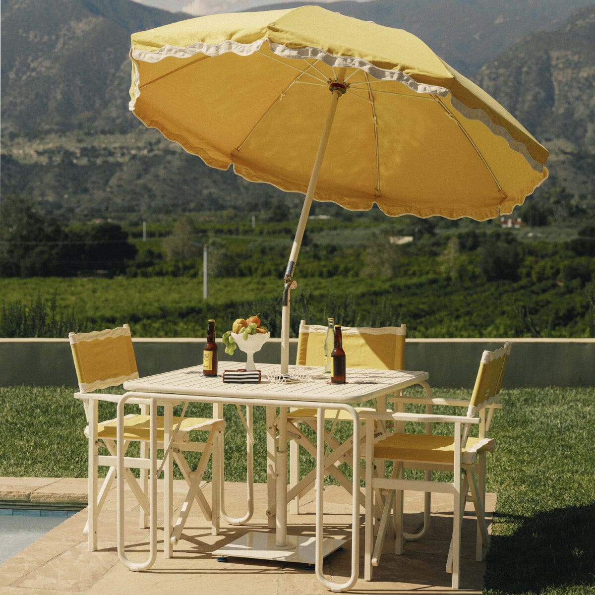 The Sunliner Card Table - Antique White Sunliner Card Table Business & Pleasure Co. 
