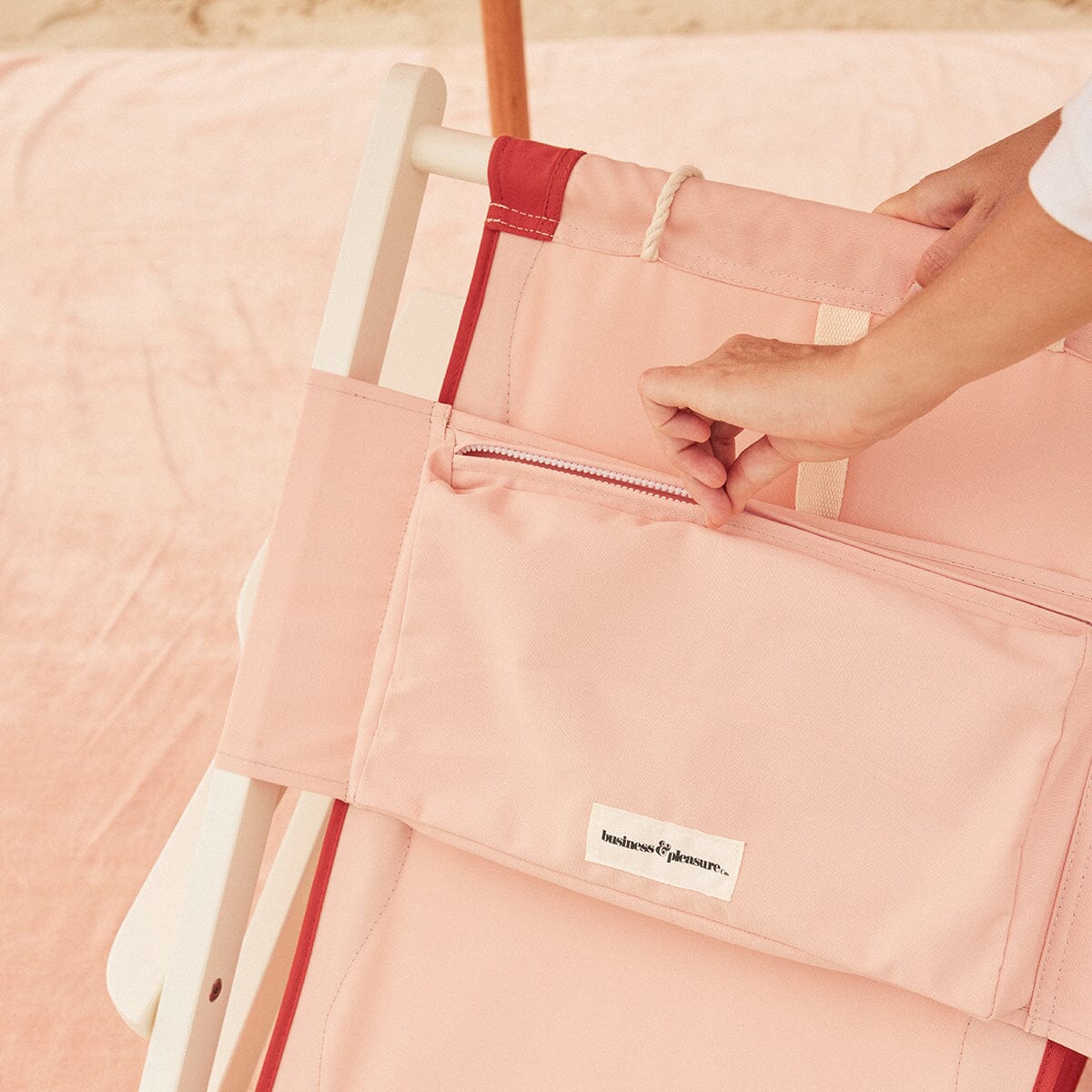 The Tommy Chair - White - Rivie Pink Tommy Chair Business & Pleasure Co 