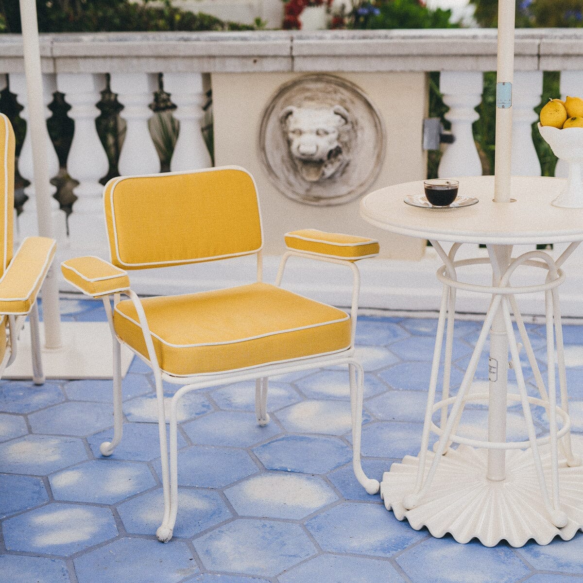 The Waterhouse Chair Cushion Set - Sunbleached Yellow Waterhouse Chair Cushion Business & Pleasure Co. 