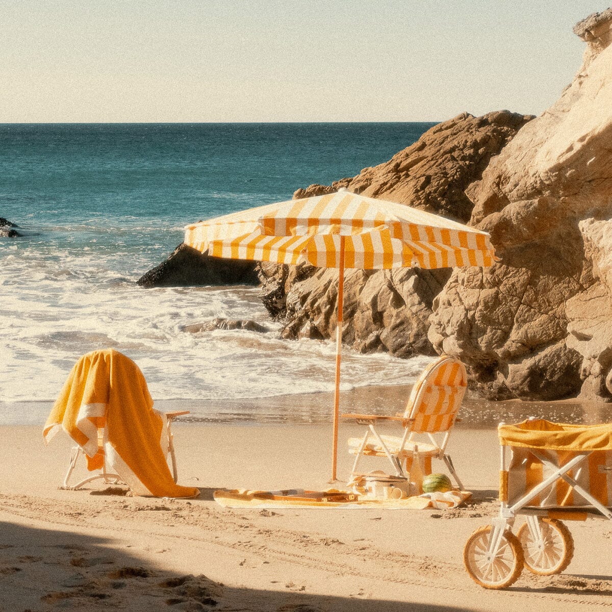 The Pam Chair - Crew Mimosa Yellow Stripe Pam Chair Business & Pleasure Co. 