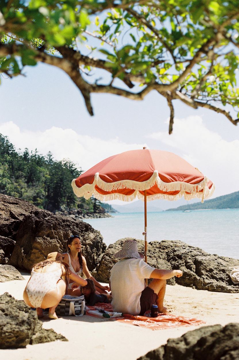 The Premium Beach Umbrella - Le Sirenuse Premium Beach Umbrella Business & Pleasure Co 