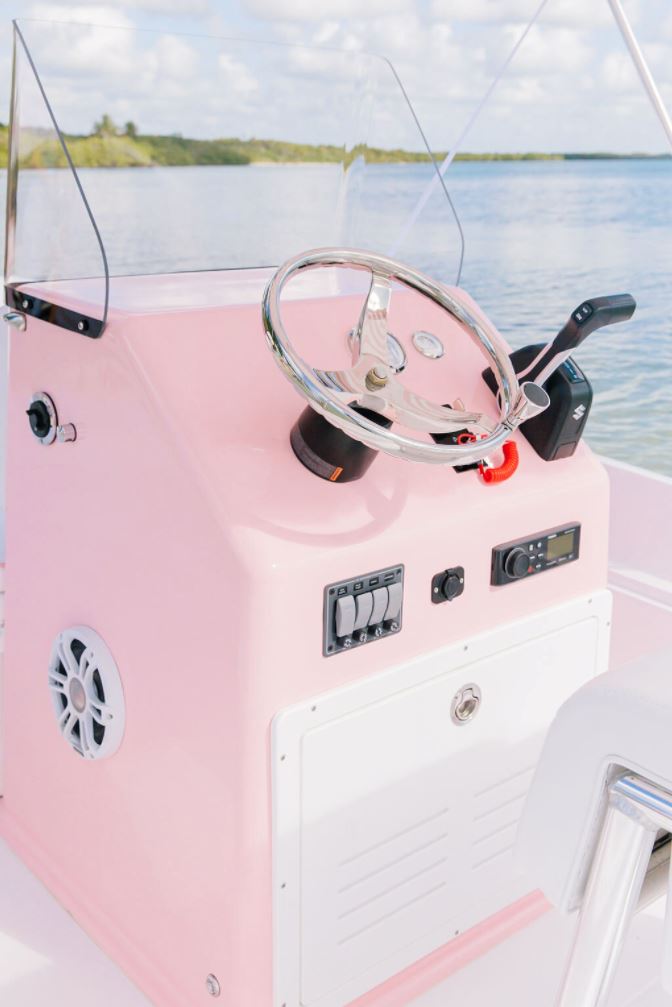 Palm Yacht - Pink Motor Boats Business & Pleasure Co 