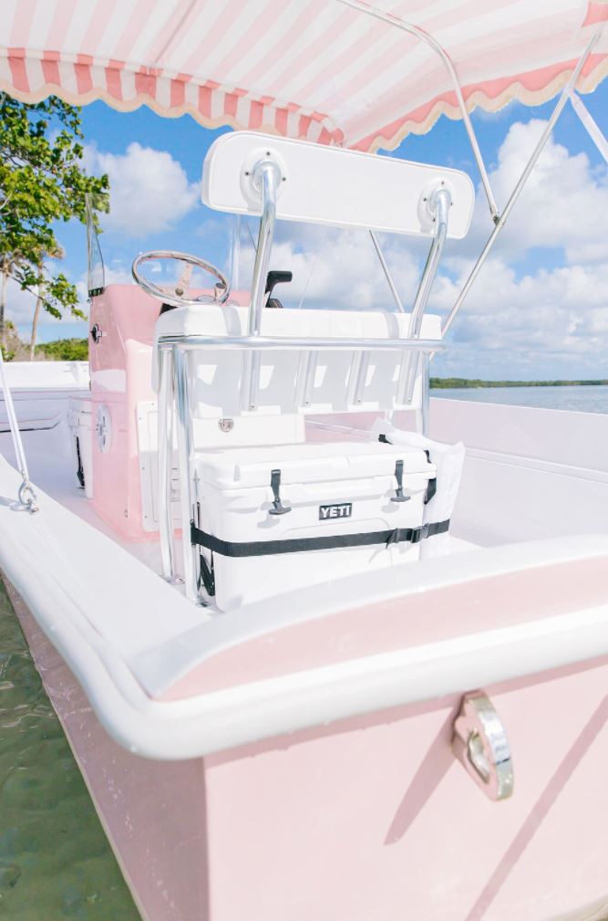 Palm Yacht - Pink Motor Boats Business & Pleasure Co 