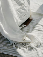 The Beach Towel - Antique White Beach Towel Business & Pleasure Co 