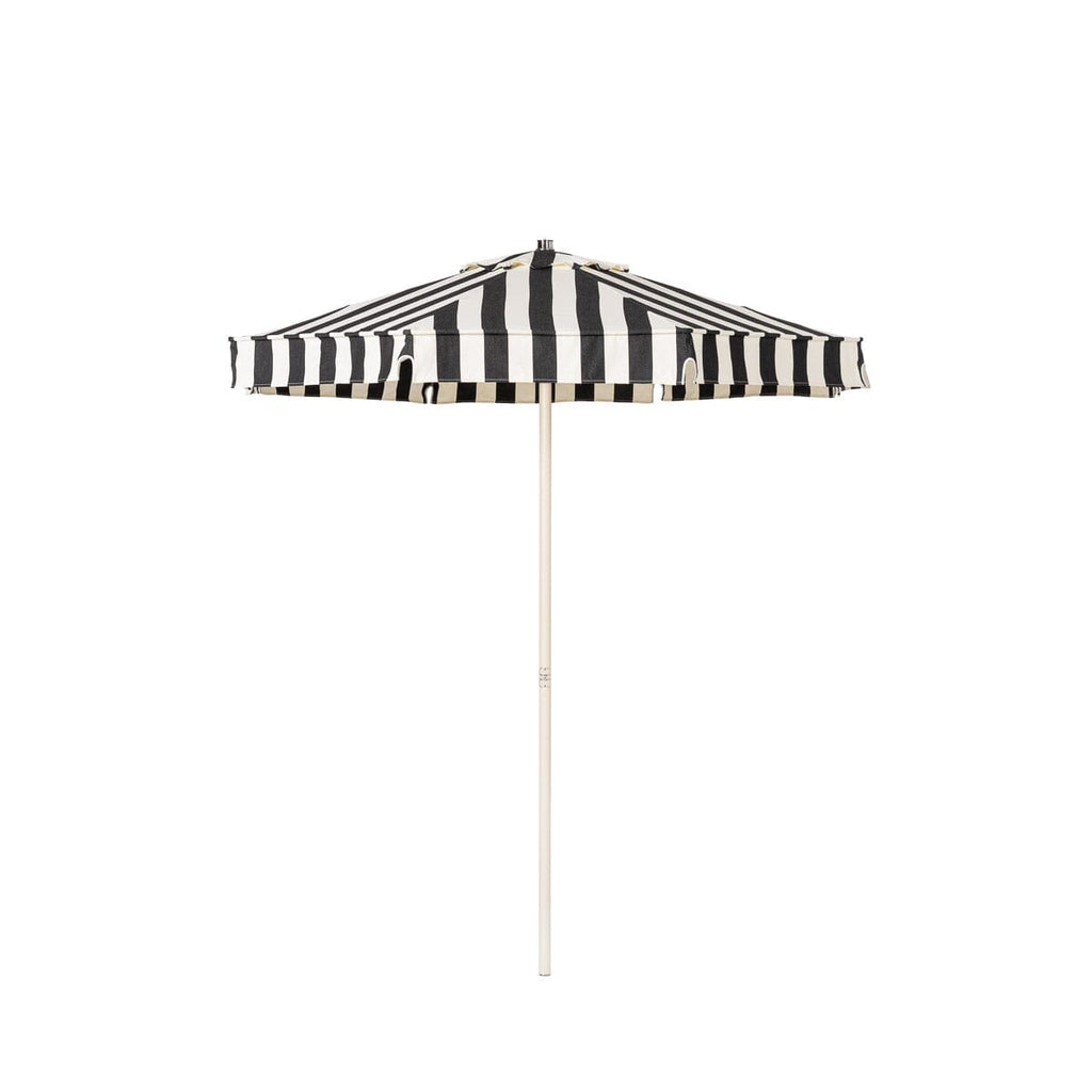 The Terrace Umbrella in Crew Vintage Black Stripe by Business & Pleasure Co. - 7' Span