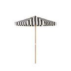 The Terrace Umbrella in Crew Vintage Black Stripe by Business & Pleasure Co. - 7' Span