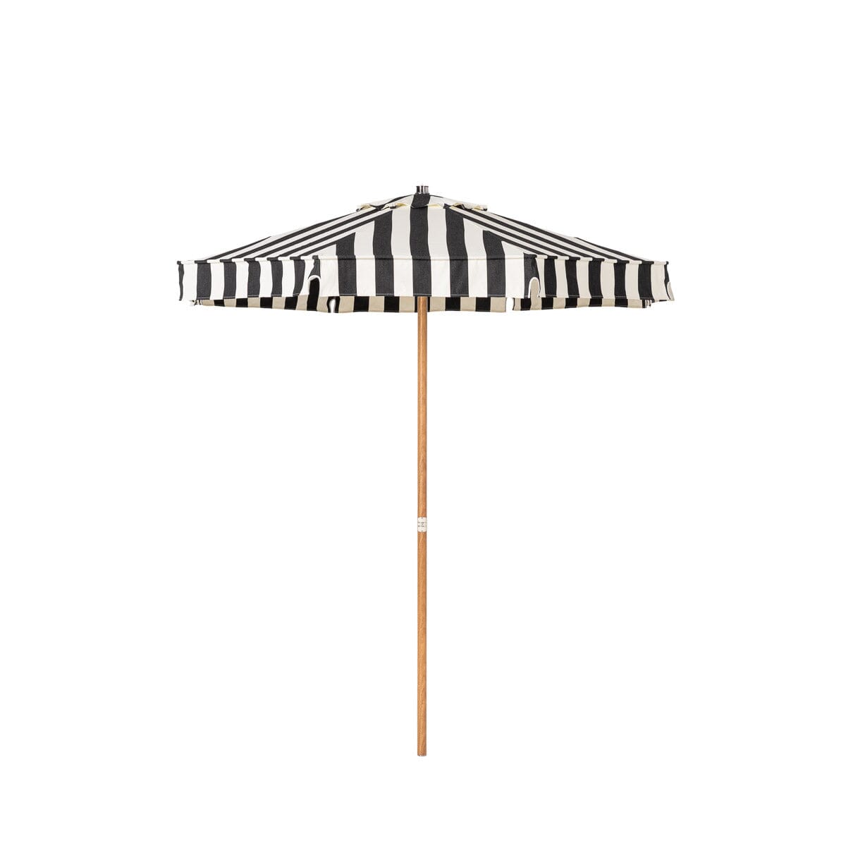 The Terrace Umbrella in Crew Vintage Black Stripe by Business & Pleasure Co. - 7' Span