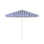 The Terrace Umbrella in Crew Mediterranean Blue Stripe by Business & Pleasure Co. - 9' Span
