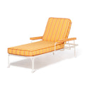 Waterhouse Sun Lounger in Bistro Papaya Stripe | Bistro Papaya Stripe Waterhouse Sun Lounger Kit Business & Pleasure Co. 