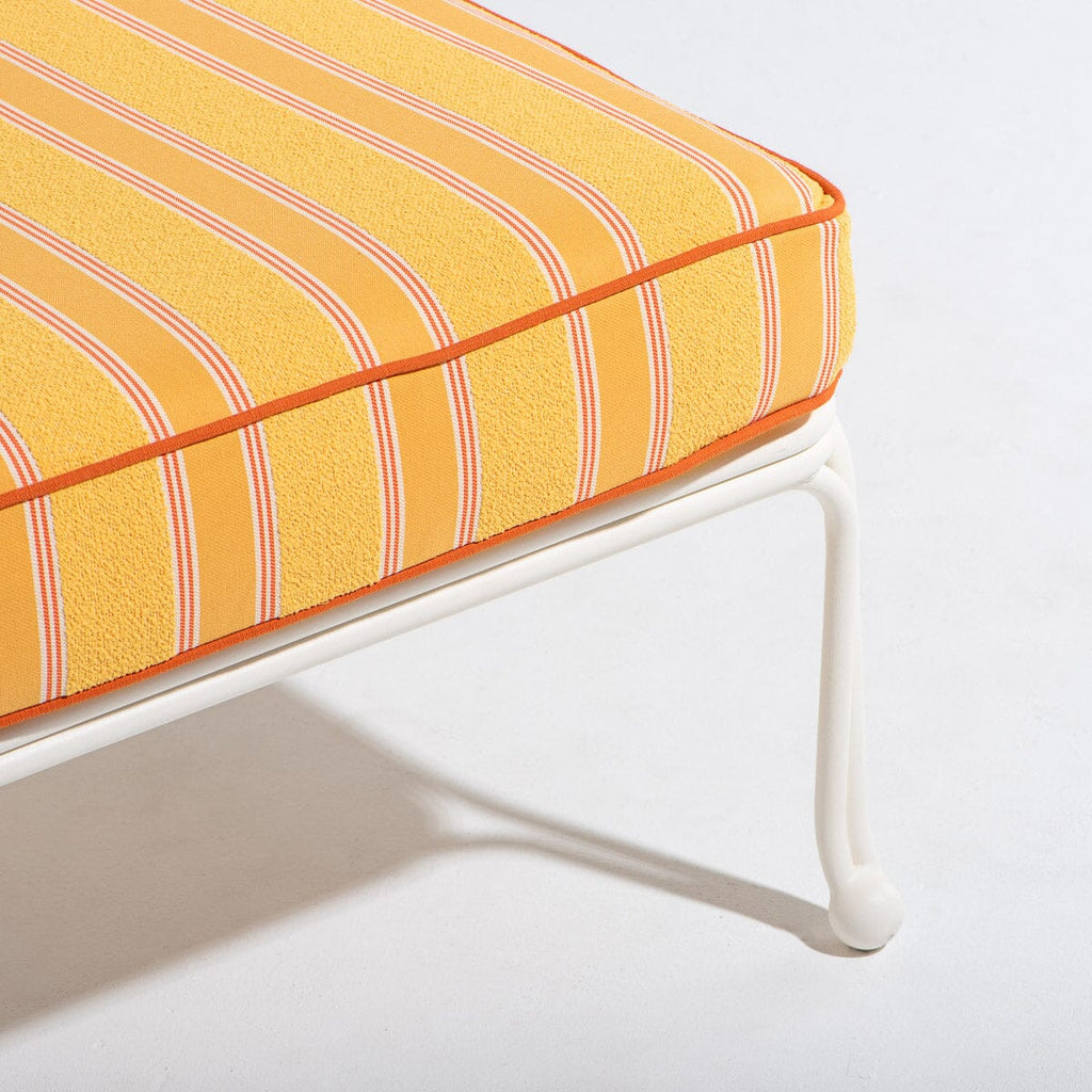Waterhouse Sun Lounger in Bistro Papaya Stripe | Bistro Papaya Stripe Waterhouse Sun Lounger Kit Business & Pleasure Co. 