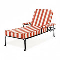 Waterhouse Sun Lounger Kit - Vintage Black & Crew Le Sirenuse Stripe Waterhouse Sun Lounger Kit Business & Pleasure Co. 