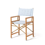 The WES Directors Chair Wes Director Chair Kit Business & Pleasure Co. Sky Blue Teakwood 