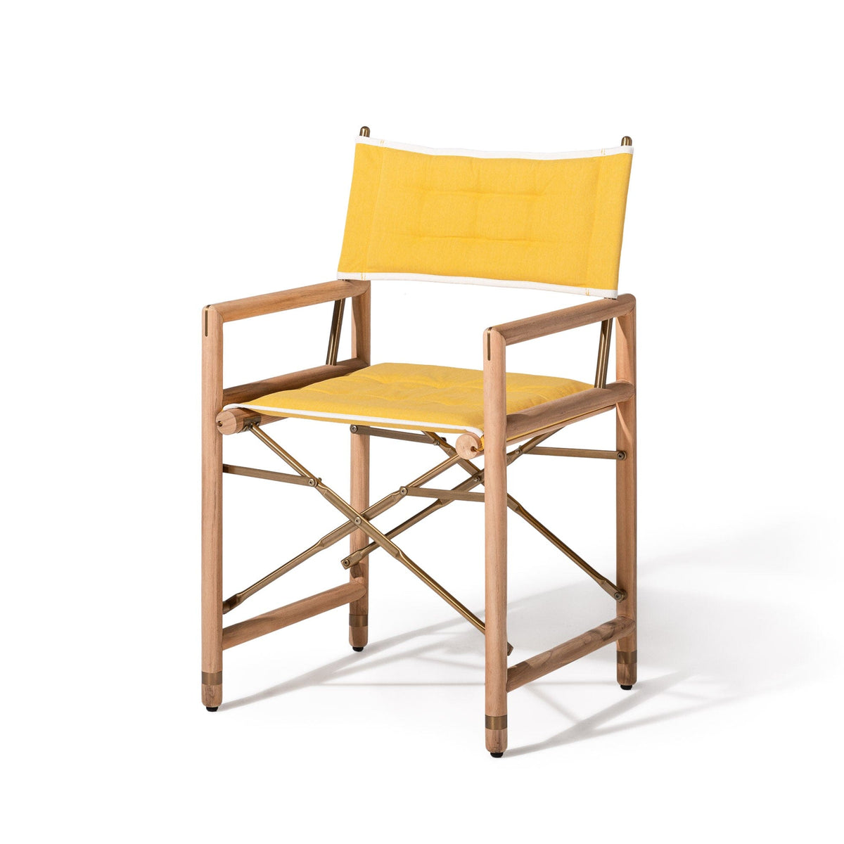 The WES Directors Chair Wes Director Chair Kit Business & Pleasure Co. Rivie Mimosa Teakwood 