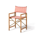 The WES Directors Chair Wes Director Chair Kit Business & Pleasure Co. Rivie Pink Teakwood 