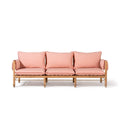 The WES Sofa Wes Sofa Kit Business & Pleasure Co. Rivie Pink Teakwood 