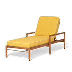 The WES Sun Lounger Business & Pleasure Co. Rivie Mimosa Teakwood 