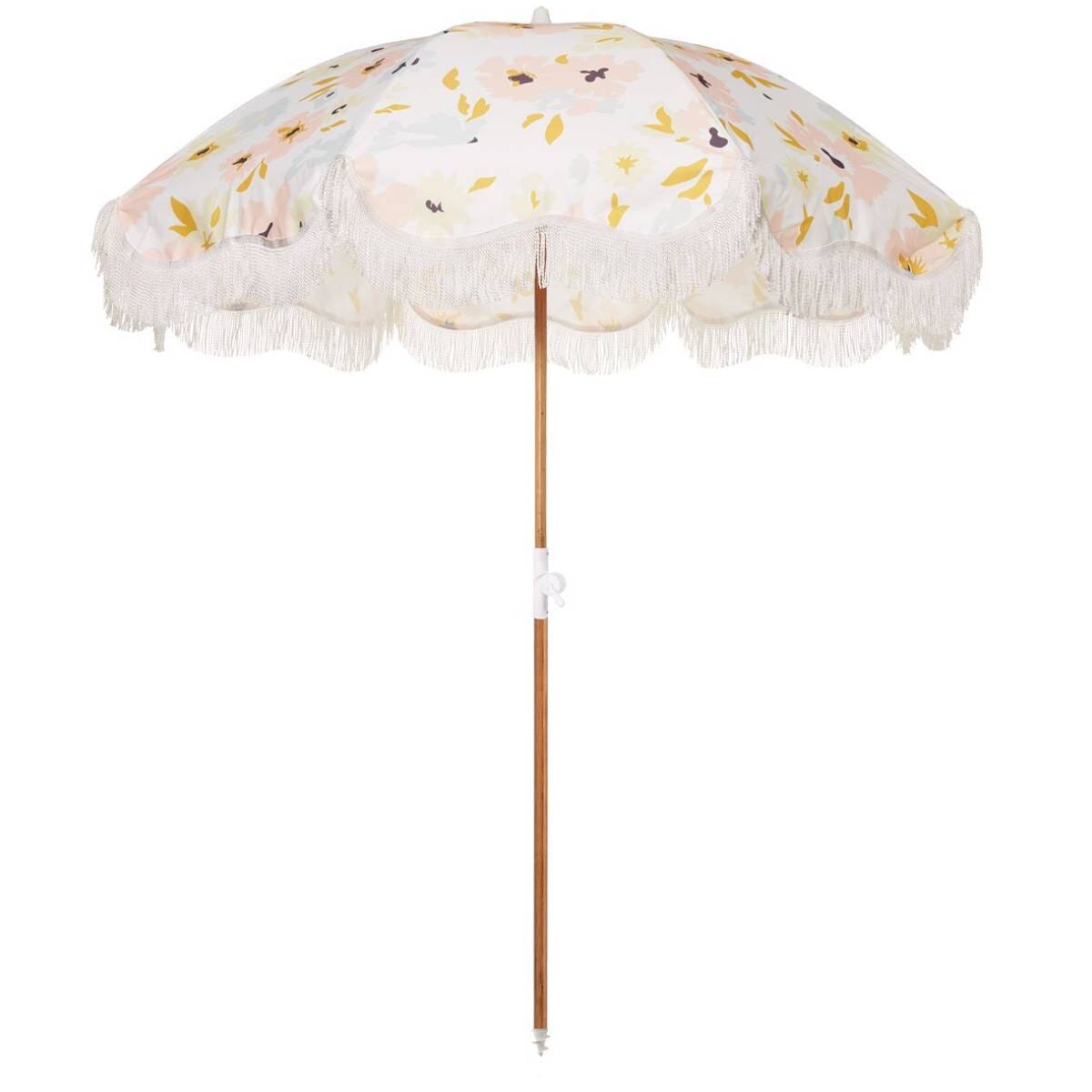 studio image of holiday beach umbrella