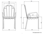 The Al Fresco Dining Chair - Antique White Al Fresco Dining Chair Business & Pleasure Co 