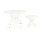 Studio image of al fresco dining table and side table